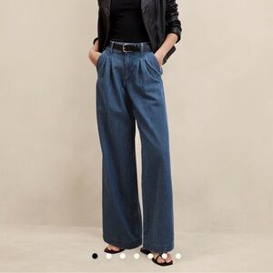 Banana Republic Luxe high rise Trouser Jean